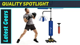 Soozier Boxing Bag Stand: The Ultimate Reflex &amp; Speed Training Machine
