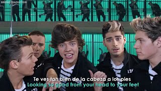 One Direction - Kiss You \/\/ Lyrics + Español \/\/ Video Official