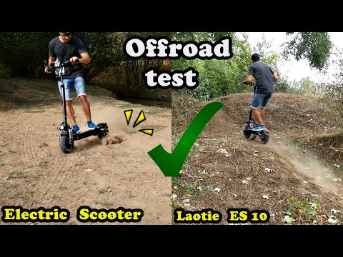 Electric Scooter Laotie ES10 - Offroad test - Short Video