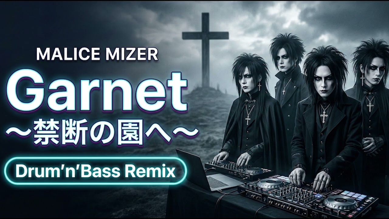 MALICE MIZER | Garnet 〜禁断の園へ〜 | Drum'n'Bass remix | English cover