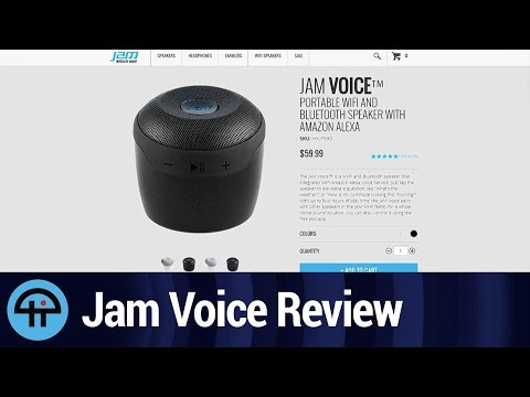 Jam VOICE Portable WiFi & Bluetooth Speaker w/Amazon Alexa BLACK NEW!!