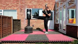 Quick Combo 1 - Front Kick, Reverse Punch - Matrix Martial Arts
