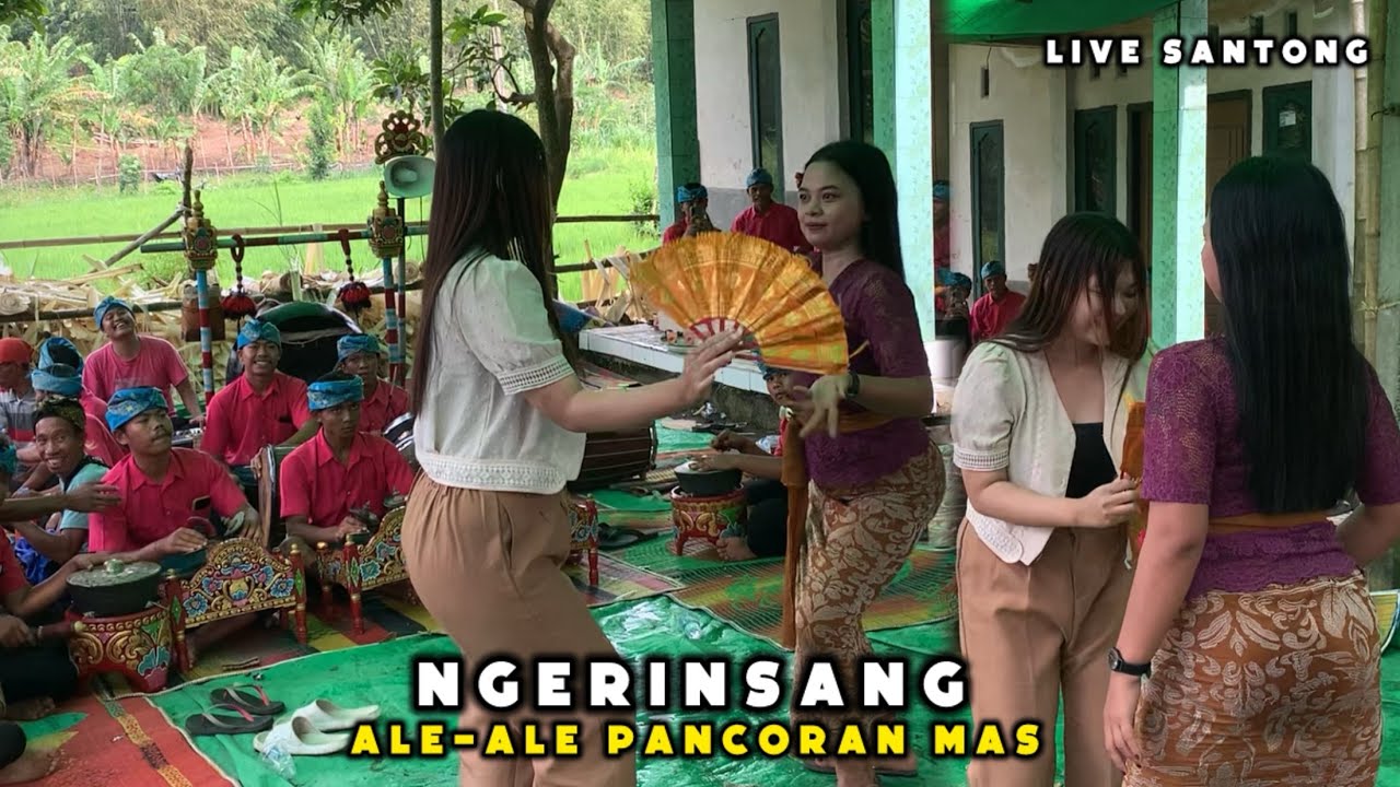 CEWEK CANTIK LANGSUNG JOGET BARENG ALE-ALE PANCORAN MAS LIVE SANTONG