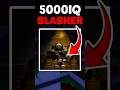 5000IQ SLASHER😱 #forsaken #slasher #tech #roblox #memes #bitebynight 