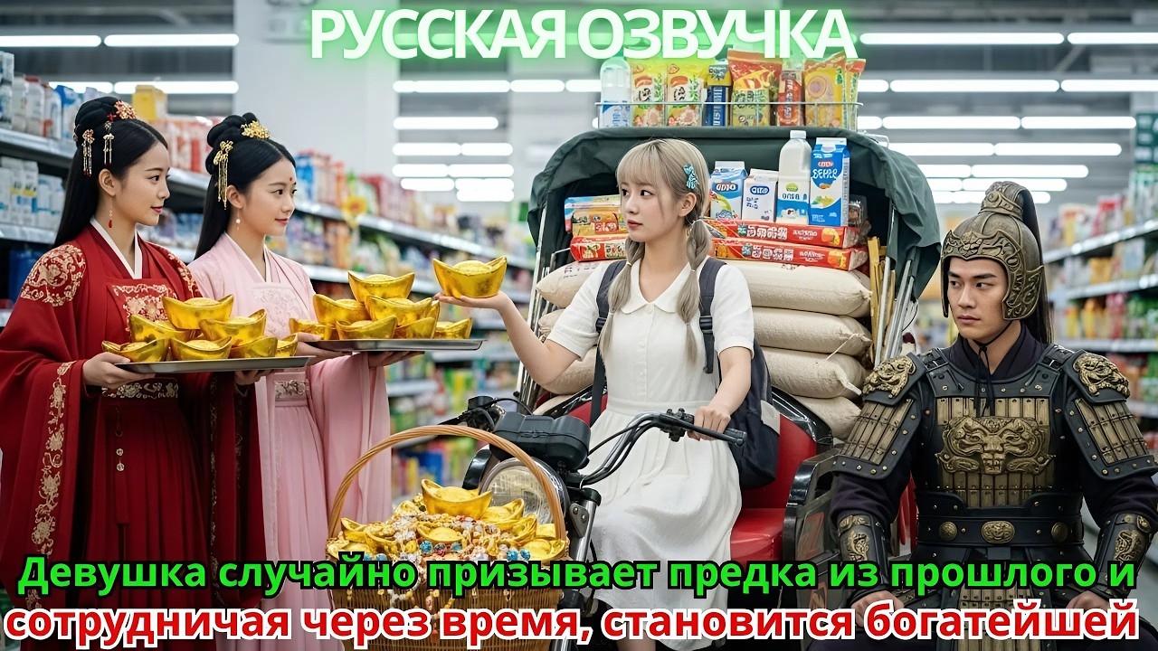 Девушка случайно призывает предка из прошлого и, сотрудничая через время, становится богатейшей