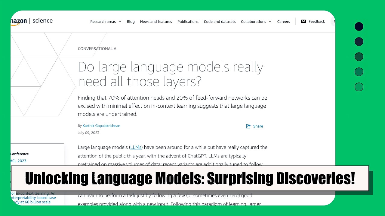 Uncovering the Secrets of Large Language Models: Do They Really Need ...