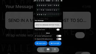 SplitFlapSend app in use #splitflap #imessage #mms #rcs #android #iphone