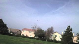 Upgraded Funcopter: 4s battery and 500 class boom and tail assembly