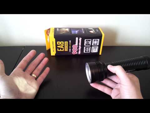 Nitecore EA8 Caveman (XM-L U2, 8xAA) flashlight review, by selfbuilt