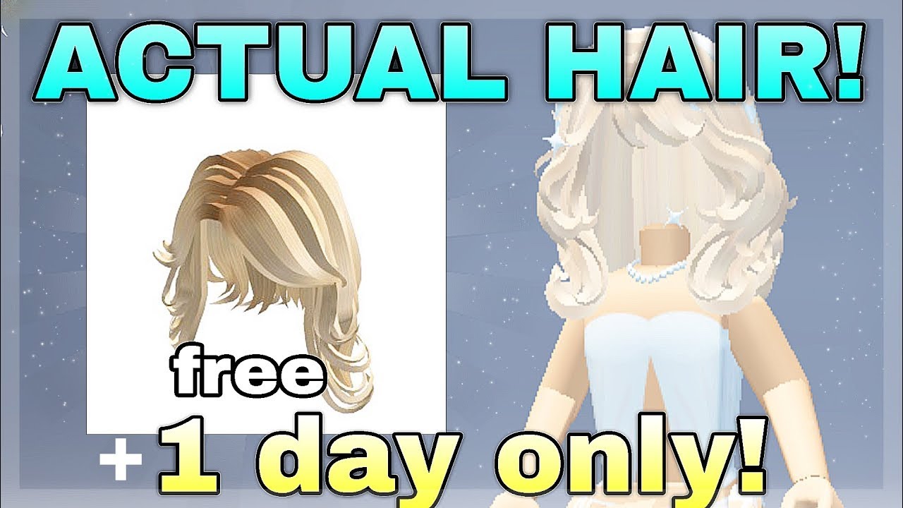 FREE HAIR / 1 DAY ONLY! ROBLOX 