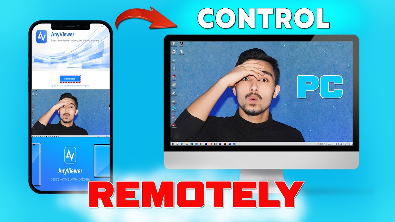 Remotely Control your PC | Control Laptop PC with Mobile |Anyviewer ...