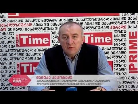 \"სახელმწიფო ხალხისთვის\" მაჟორიტარი დეპუტატობის კანდიდატის მამუკა კაციტაძის ბრიფინგი