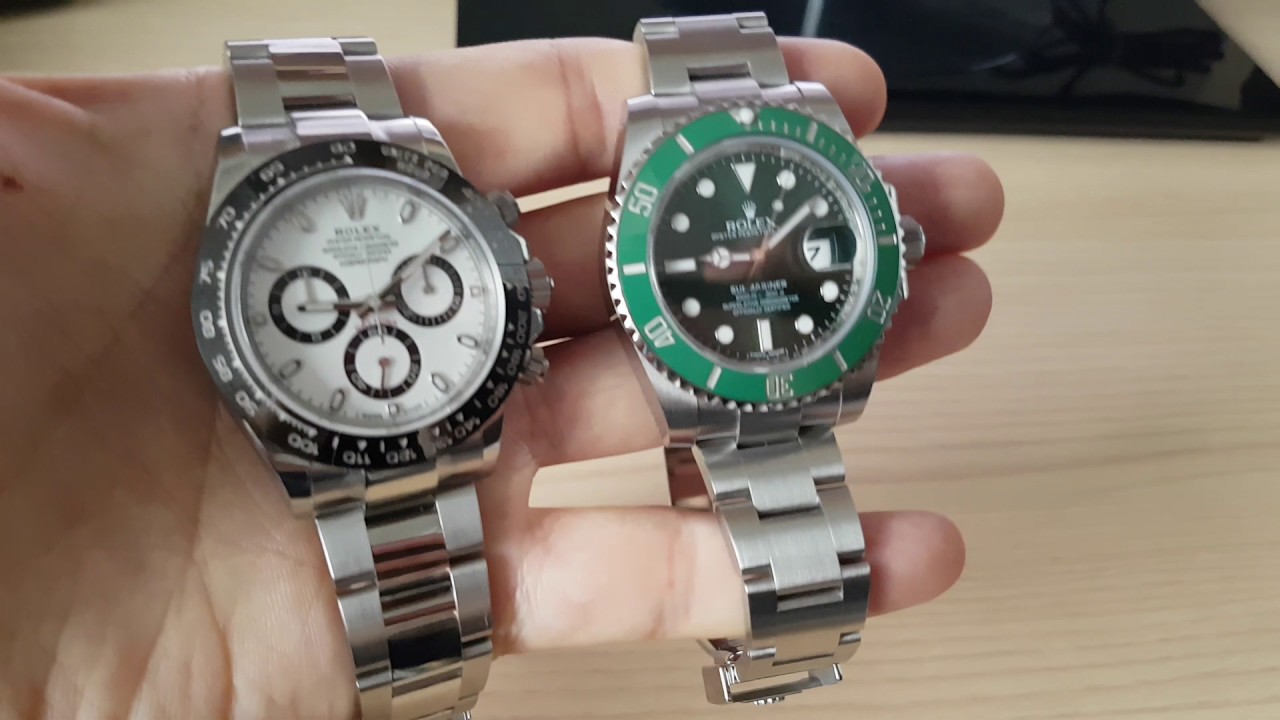 Rolex Daytona Ceramic Submariner Green Hulk 롤렉스 데이토나세라믹 서브마리너 그린 - Youtube