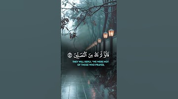 كُلُّ نَفْسٍ بِمَا كَسَبَتْ رَهِينَةٌ | #quran #قرآن #المصحف #سورة_المدثر #خالد_الجليل #تلاوات
