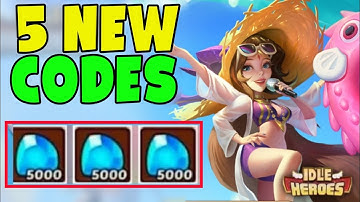 NEW IDLE HEROES CODES JULY 2022 - IDLE HEROES REDEEM CODES 2022 - IDLE HEROES CD KEYS