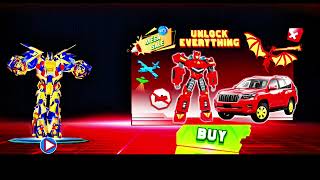 Army Robot Tank Car Jet Bus Transformation Game 2026 New Fighter Tank at City - Android Gameplay. screenshot 5