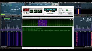 NAVTEX warning of unexploded ordnance off the UK coast. 517 khz.