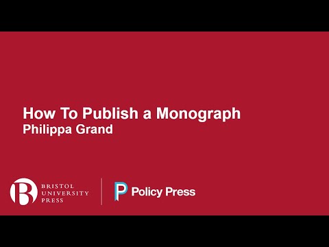 Publishing your Social Sciences Doctoral Thesis as a Monograph webinar