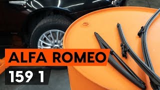 Tuto changement Balai d'essuie-glace arrière et avant ALFA ROMEO 159 : video manuel