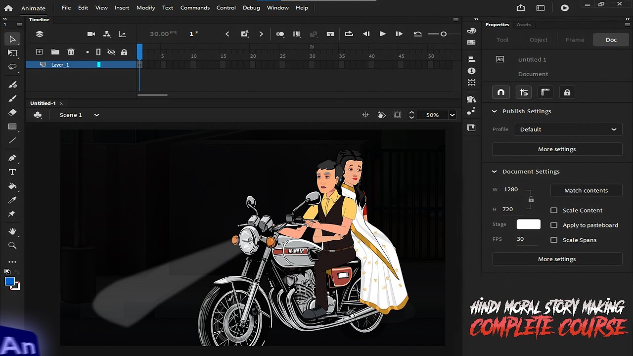 Adobe Animate CC Full Course in Urdu/Hindi | Day 87 | RacEducater | horror story