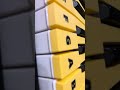 Piano Training Keys. The whole notes have been elevated and the sharps and flats have been lowered.
