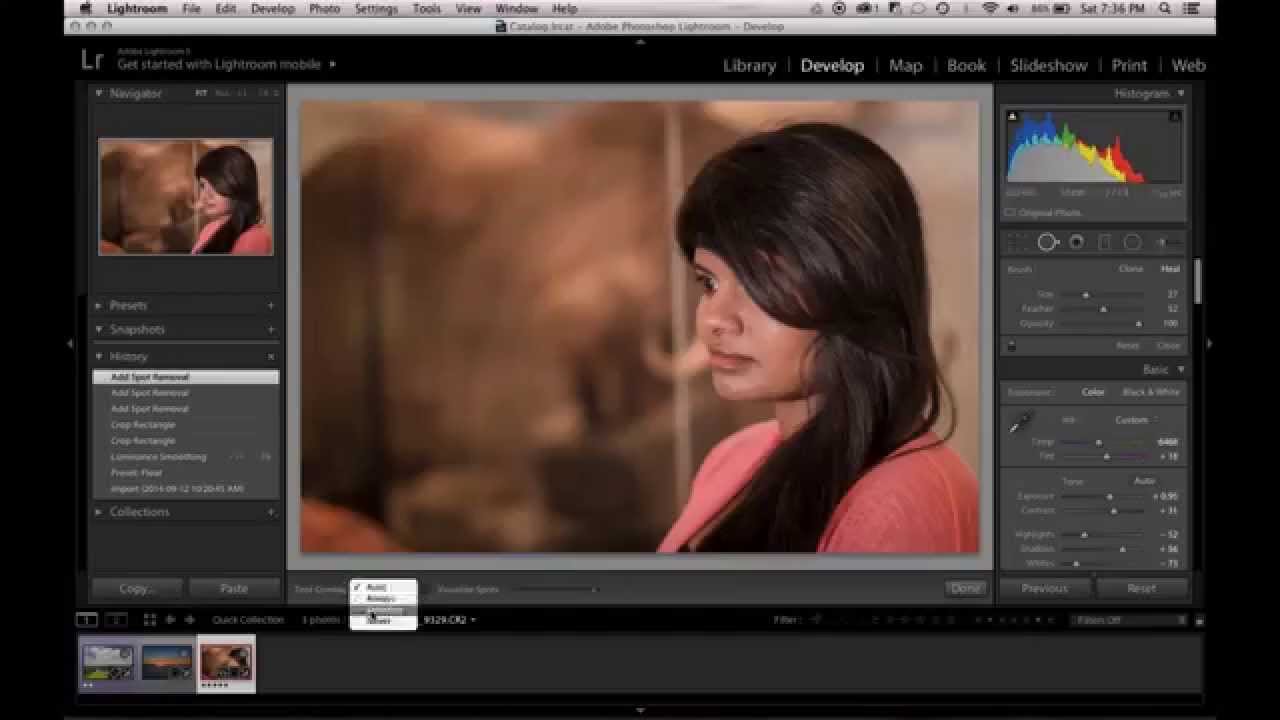 Spot Removal Tool Tutorial Lightroom 5 YouTube