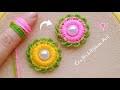 💖🌟 Superb Woolen Flower Making Trick with Finger - Hand Embroidery Amazing Flower Design Ideas