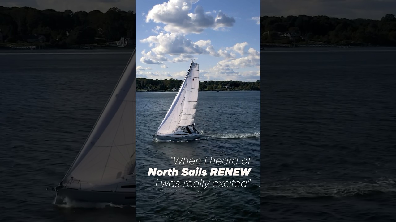 ⁣Sustainable Sailcloth for Crusing-Meet #NPLRENEW #RenewWithNorthSails #Cruising #Sailing #NorthSails