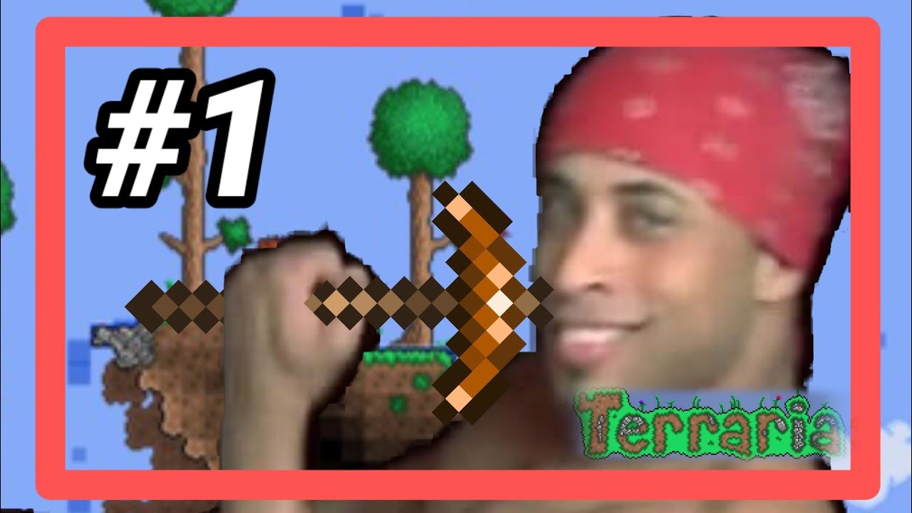 เกมส์ minecraft 2d  New  Terraria: (Tập 1) Minecraft 2D nhưng nhân vật bị thiểu năng