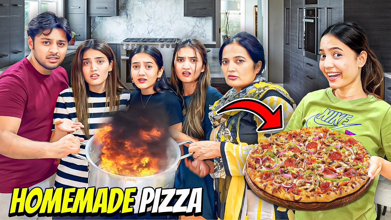 Pheli Bar Pizza Banaya😍🍕|Iqra ke Susral Waloun Ne Help Ki🥺|Sistrology