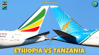 Ethiopian Airlines Vs Air Tanzania Comparison 2023! 🇪🇹 Vs 🇹🇿