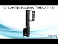 RV Bumper Folding Tire Carrier