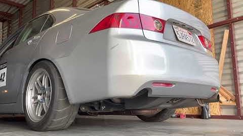 TSX 3 inch exhaust