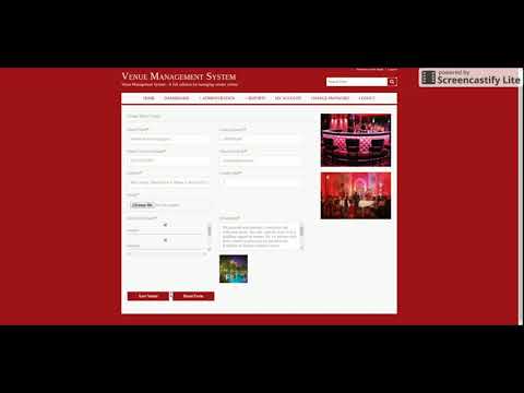Venue Management System | Java JSP Servlet Project Tutorial | Java JSP CRUD Project