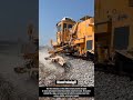 Railway Ballast Tamping Machine Maintaining Track Stability !! #innovation #tools #ideas