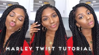 Natural Looking Marley Twist Tutorial | Niara Alexis