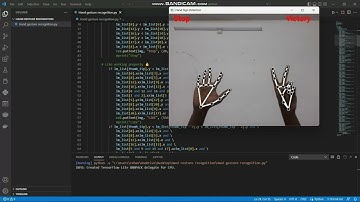 Hand gesture recognition || Python || Mediapipe