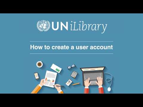 How to Create a User Account on United Nations iLibrary