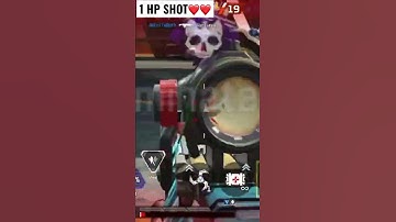 1 HP SHOT | APEX LEGEND | #short #apexlegendsmobile #apexlegends