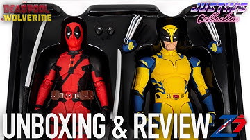 Deadpool & Wolverine ZD Toys 1/10 Scale Action Figures Unboxing & Review