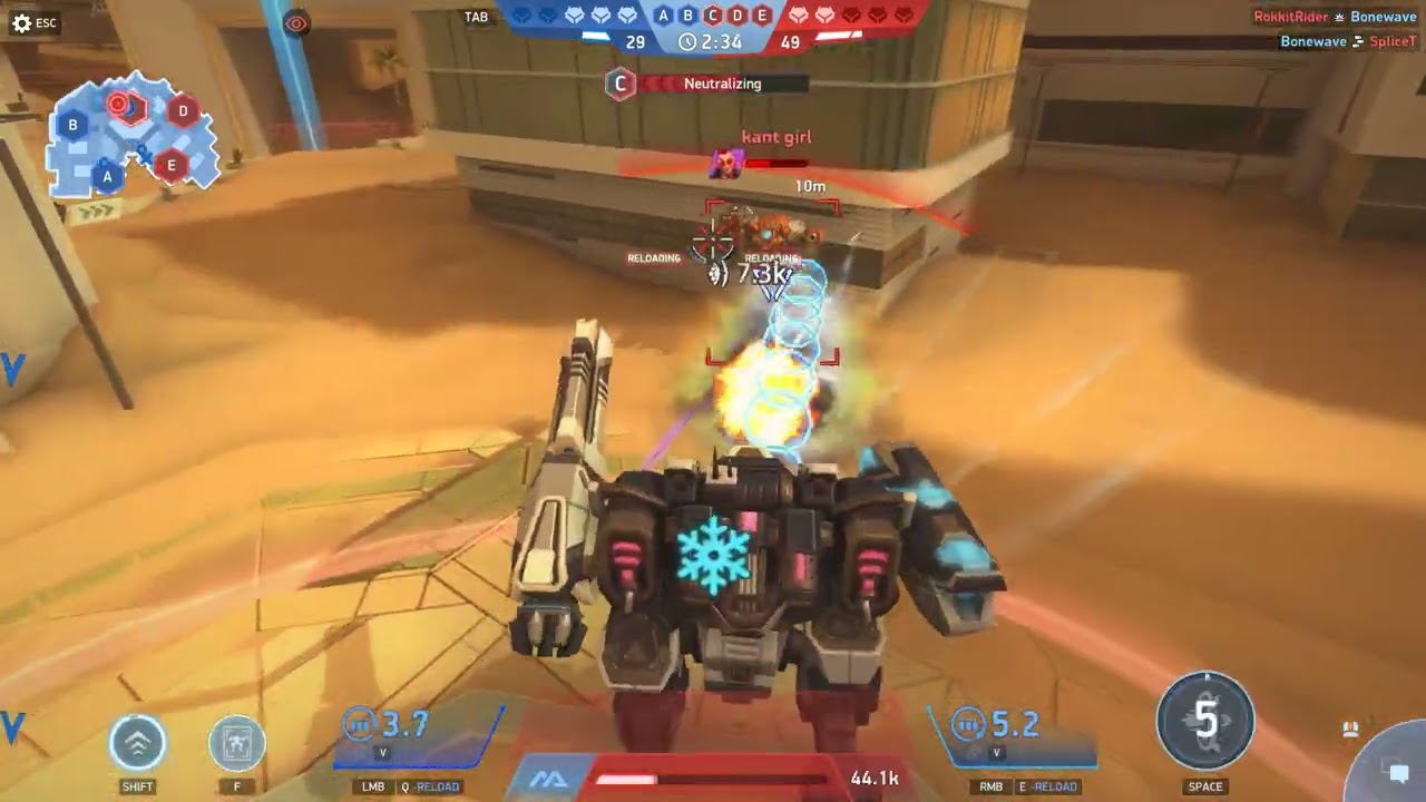 Mech Arena Gameplay (another day another MVP)