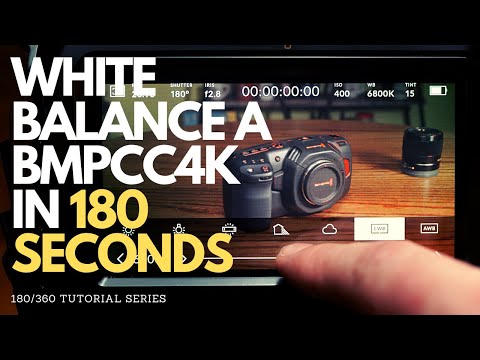 How To White Balance the BMPCC4K | Frame Voyager