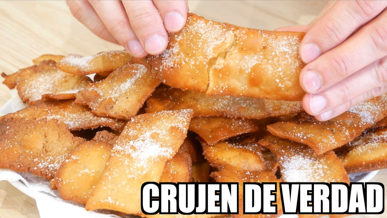 Orejas de Carnaval CRUJIENTES de verdad | Receta tradicional