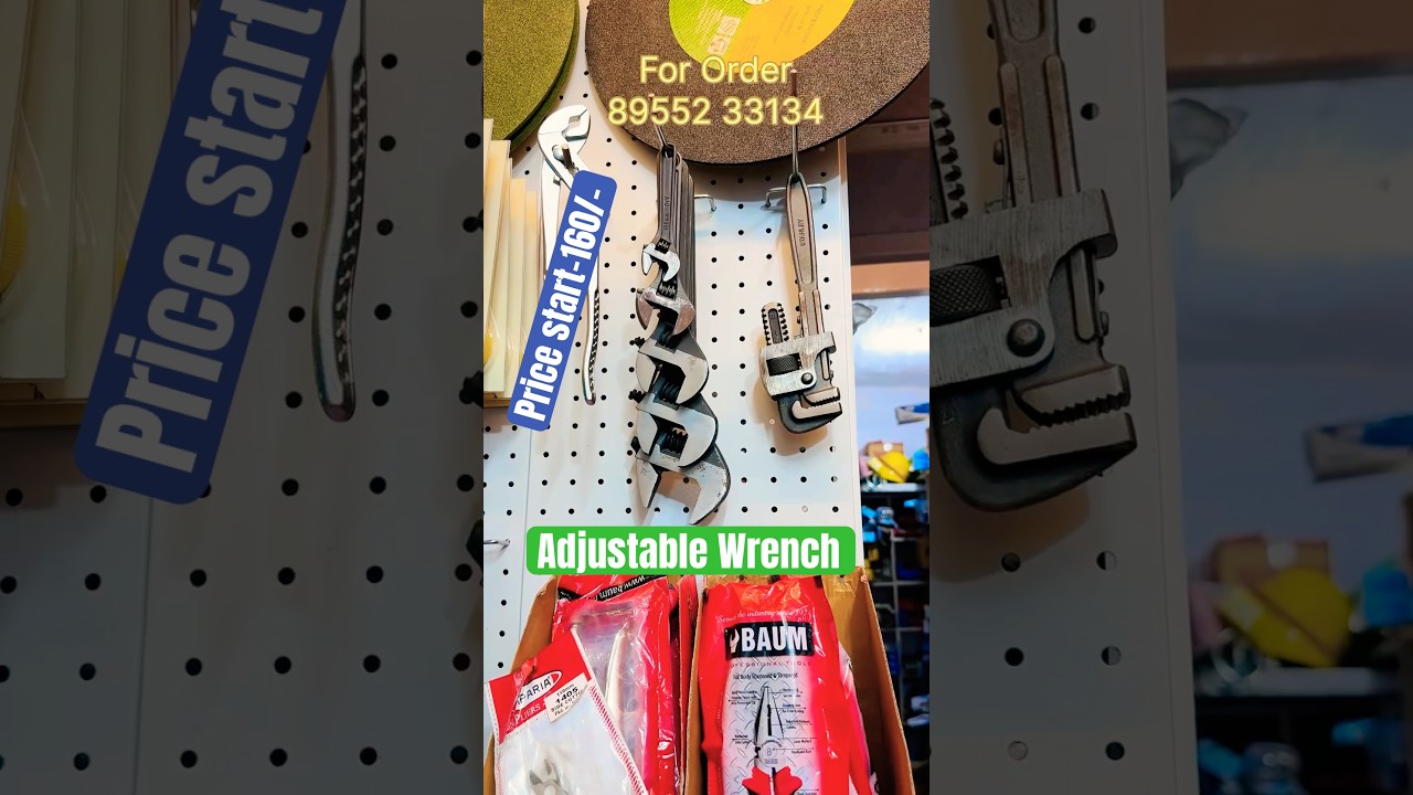 Мощный разводной ключ всех размеров 