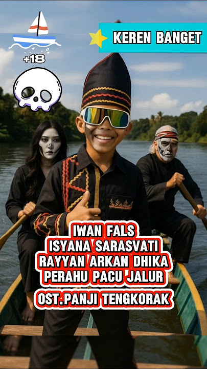 Iwan Fals & Isyana Sarasvati & Rayyan Dhika Ride the Pacujalur Boat #iwanfals #pacujalurviral #sh...