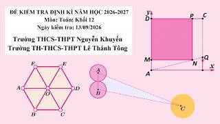 September Periodic Test - Nguyen Khuyen - Le Thanh Tong High School, HCMC