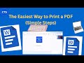 The Easiest Way to Print a PDF (Simple Steps)