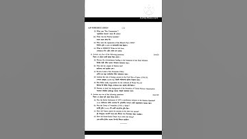 B. A. 6th Semester (Honours) Examination, 2024 (CBCS) Subject: HistoryCourse: CC-XIII#shorts#exam#ba