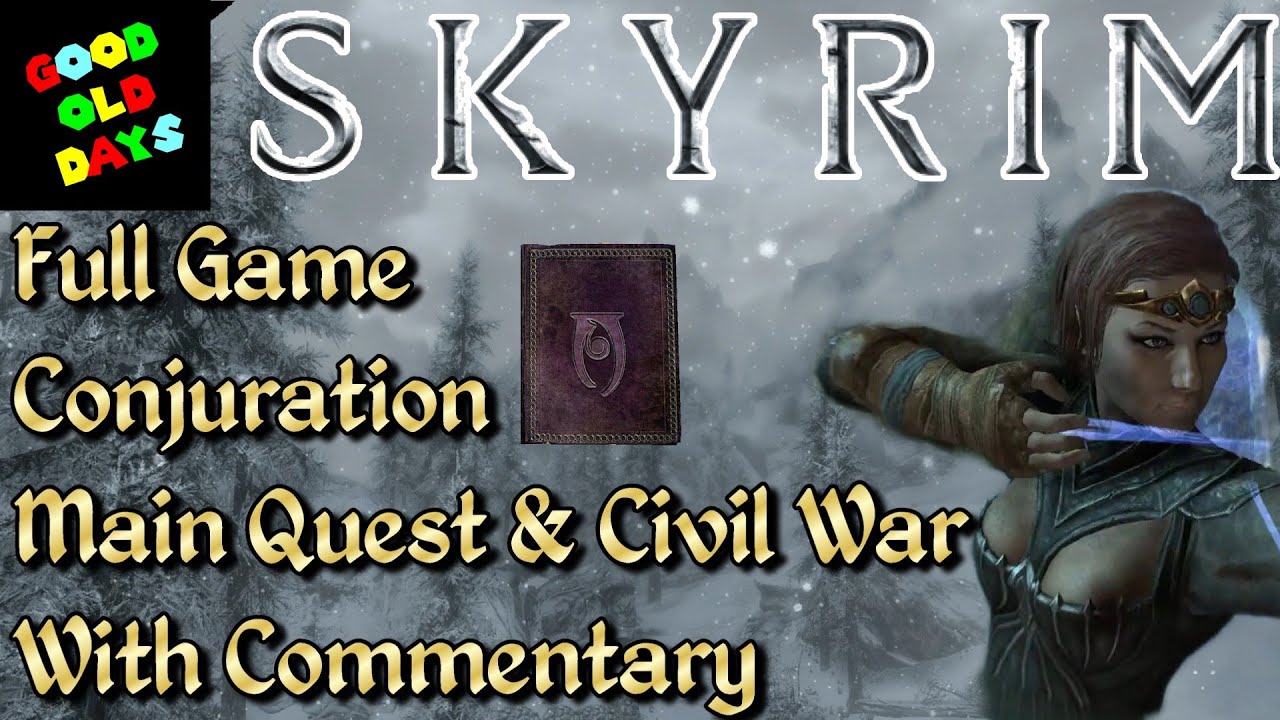 Skyrim Longplay (With Commentary) | Main Quest & Civil War