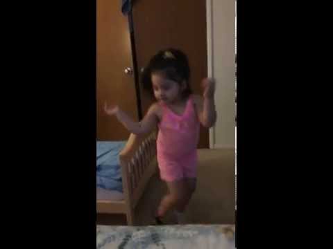 My daughter dancing to \